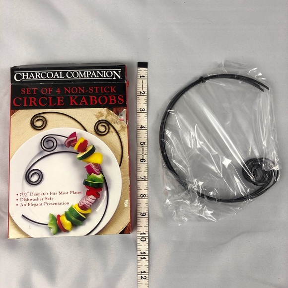 NIB Kabob set of 4 circular design non stick - Picture 12 of 16